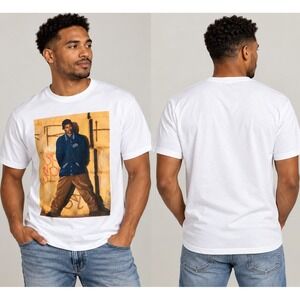 90s  Urban  Legends Snoop Dogg Graphic T-Shirt Mens Large White Rap Tee Hip Hop